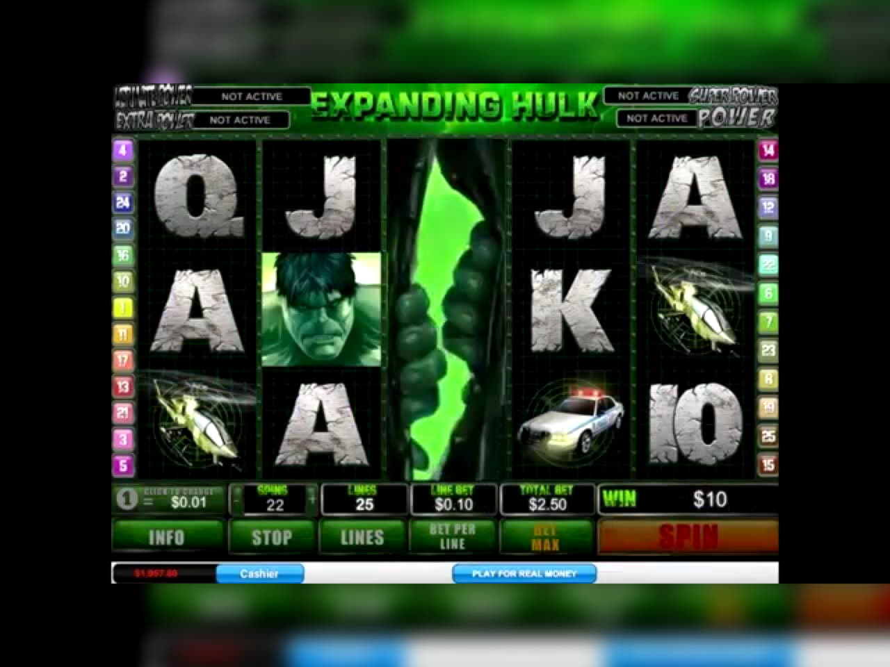 €1875 No deposit casino bonus at Vegas Casino Online